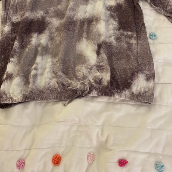 Purple gray and white girls R+R long sleeve t shirt - Picture 2 of 3